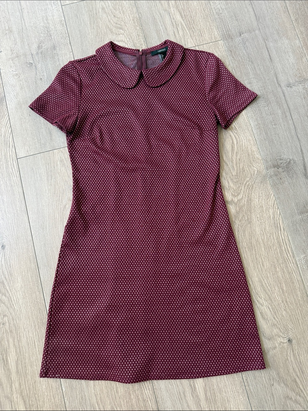 Vintage Style Forever 21 Maroon Dress